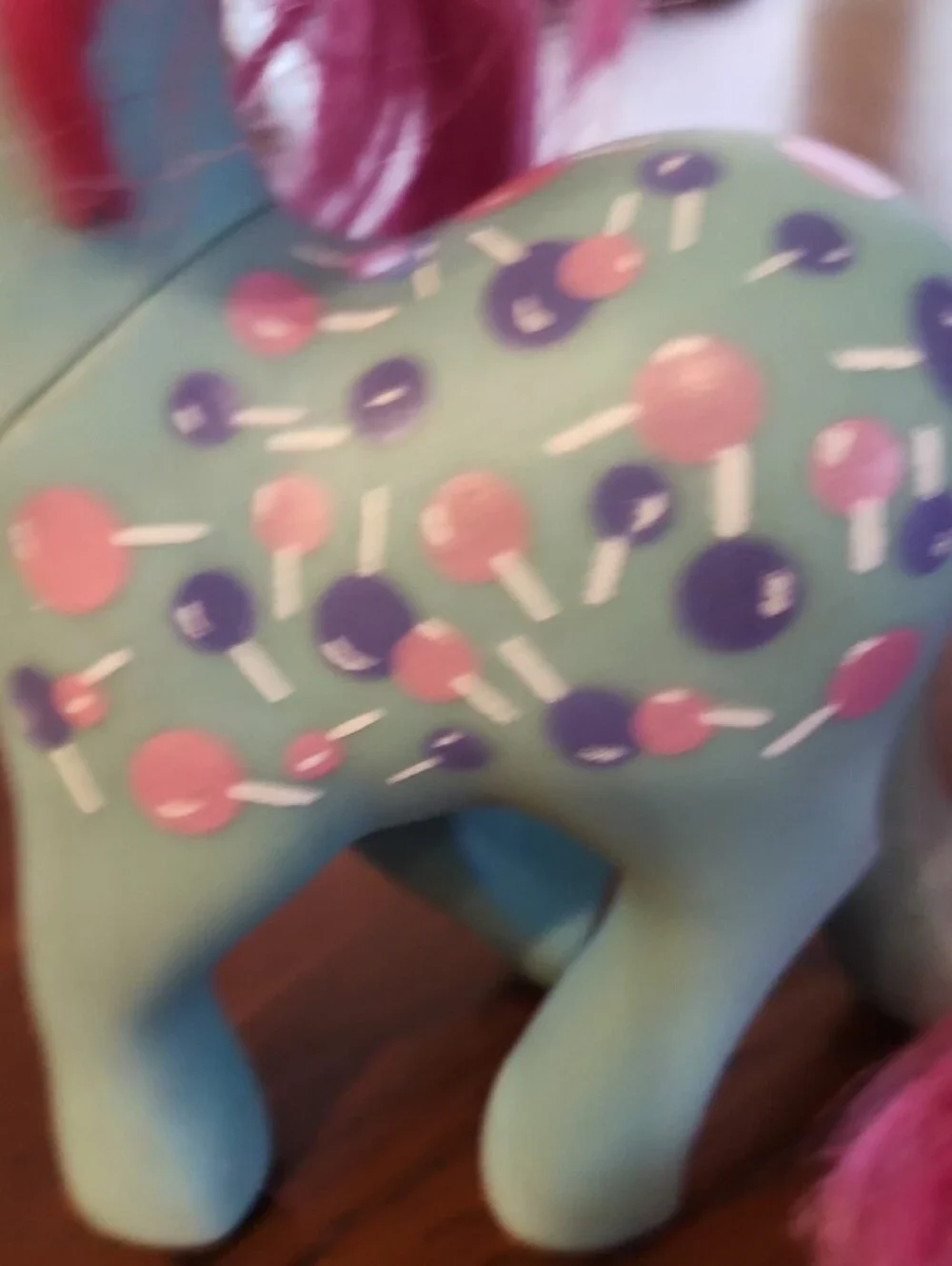 Twice as Fancy G1 Lollipop My lil pony Sweet tooth 1987 Hasbro Blue Pony Toy